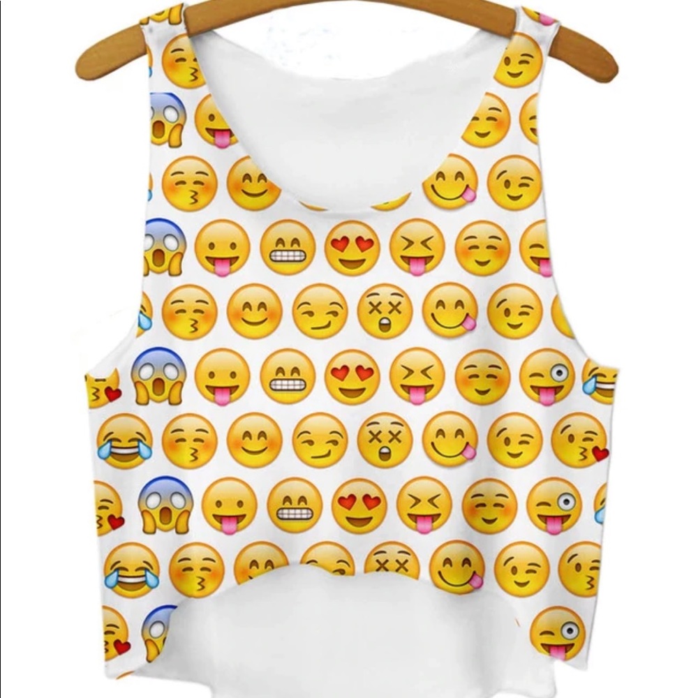 Emoji crop top